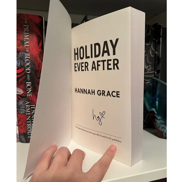 Signed Holiday Ever After By Hannah Grace Paperback - Picture 2 of 8